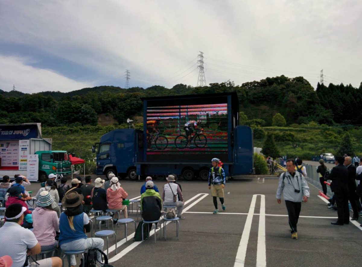 Spectating area for Inabe Stage