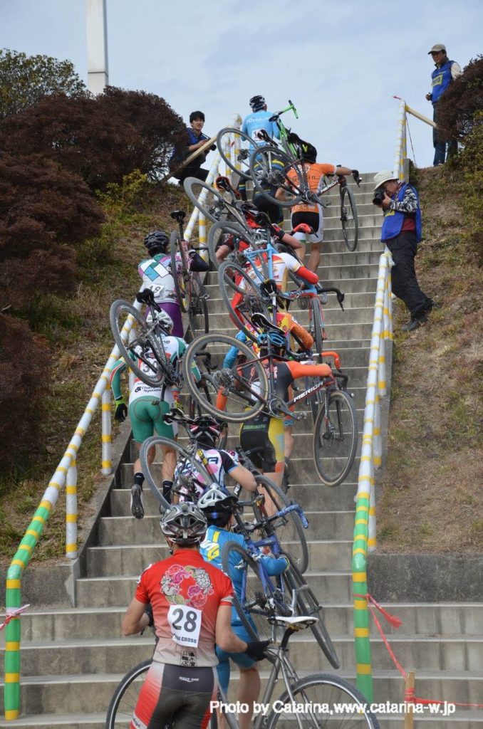 Tokai CX Aichi Bokujo stairs 2