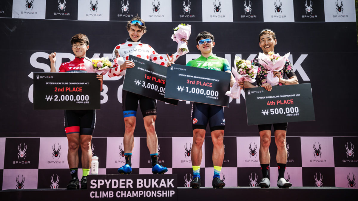 spyder bukak climb championship korea men podium