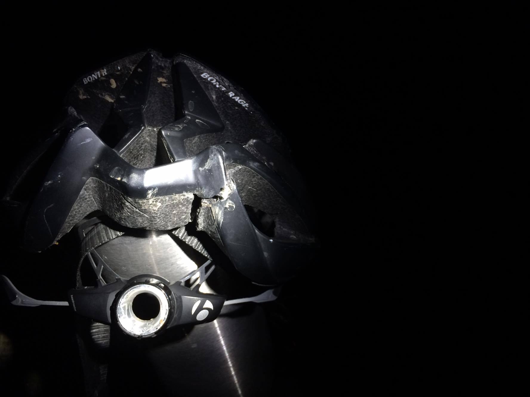 broken stormtrooper helmet