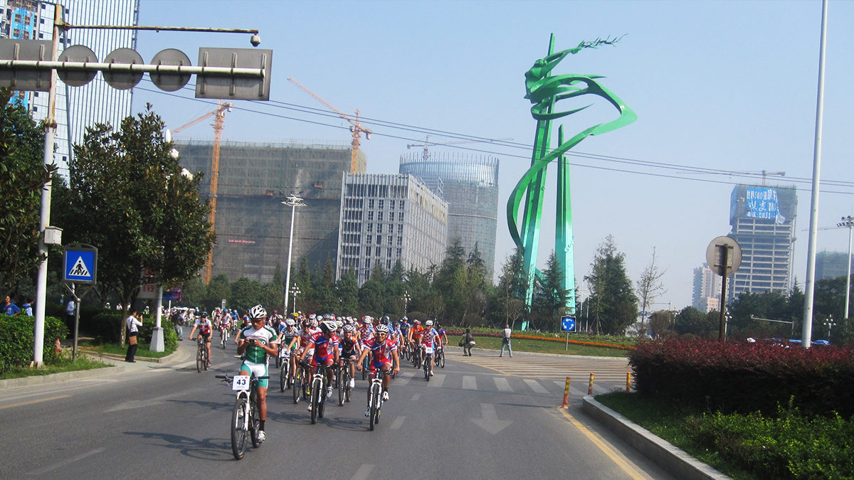 2013 guiyang international cycling race parade china