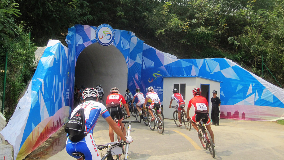 guiyang mtb race china tunnel