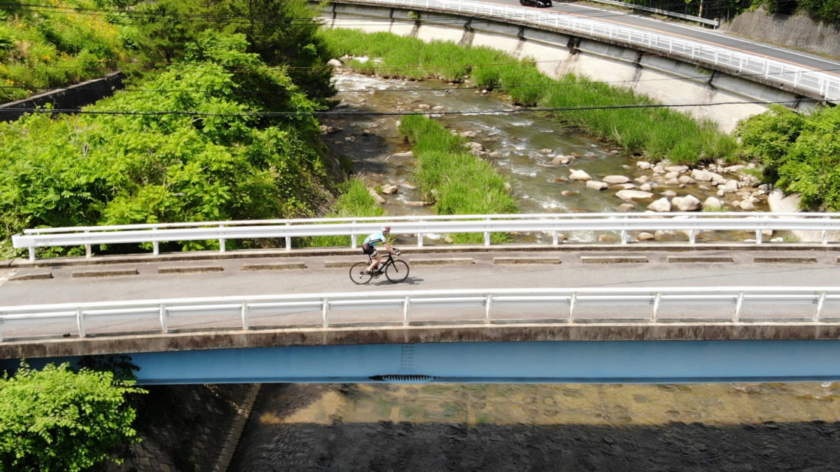TWC cycling bridge rive gifu japan