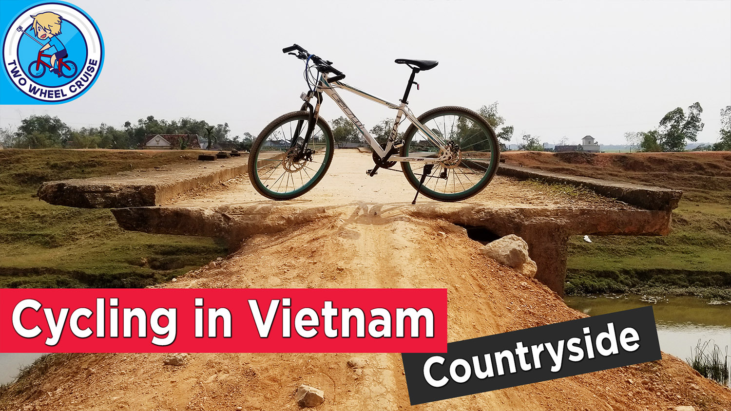 cycling in vietnam countryside mountain bike vlog
