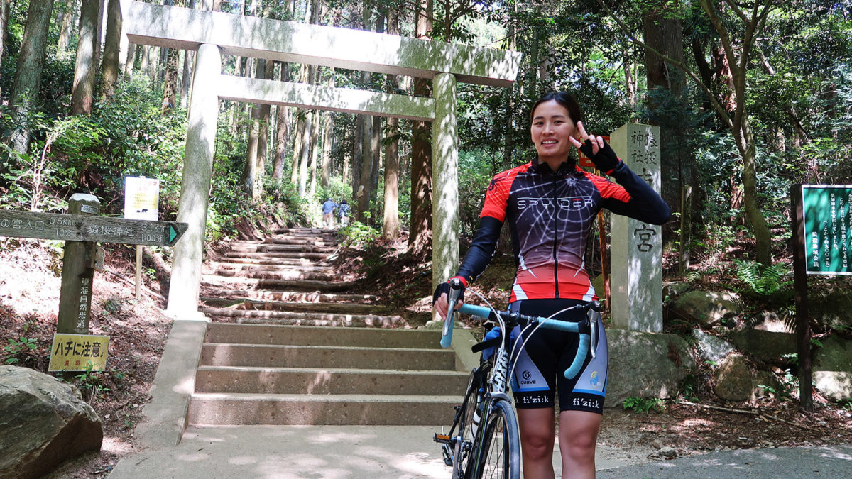 cycling up Sanage Mountain 猿投山サイクリング