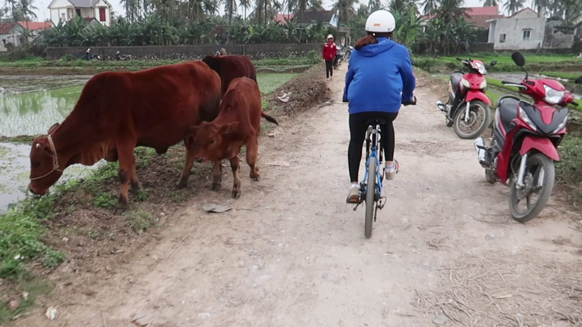 cycling vietnam countryside dirt road mtb