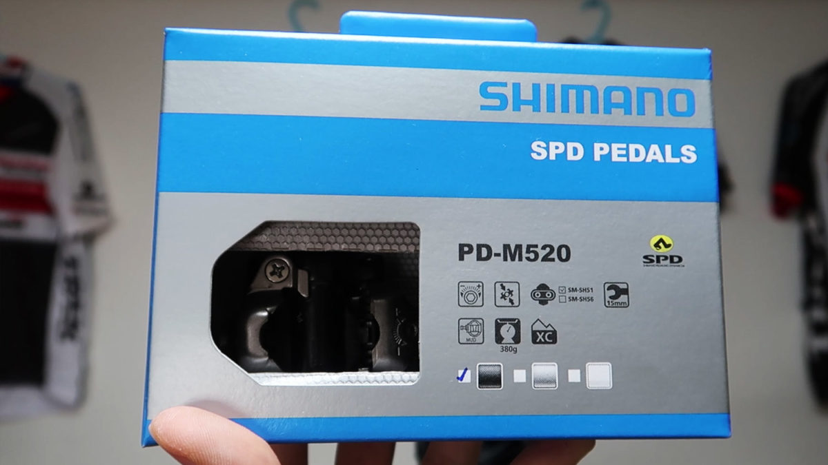 shimano spd pedals pd-m520 new