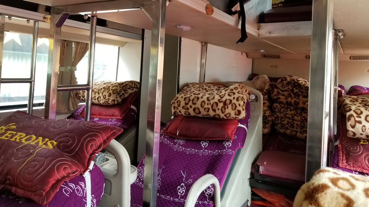 sleeping bus vietnam seats