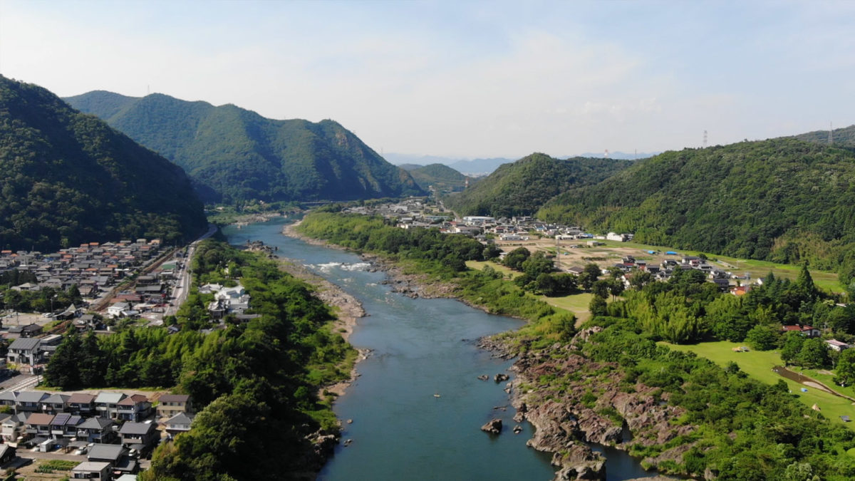 kiso river inuyama city aichi gifu japan