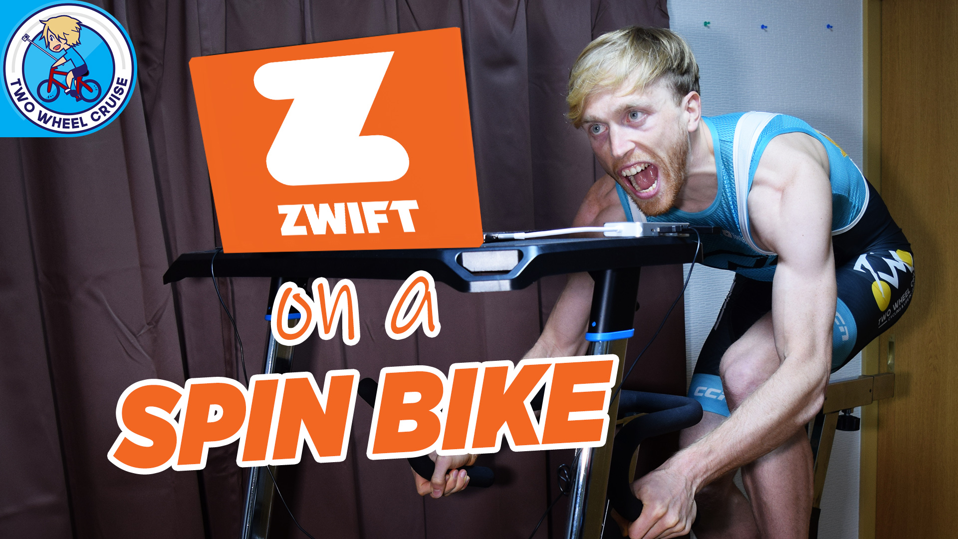 how to use zwift on a spin bike with pedal power meter