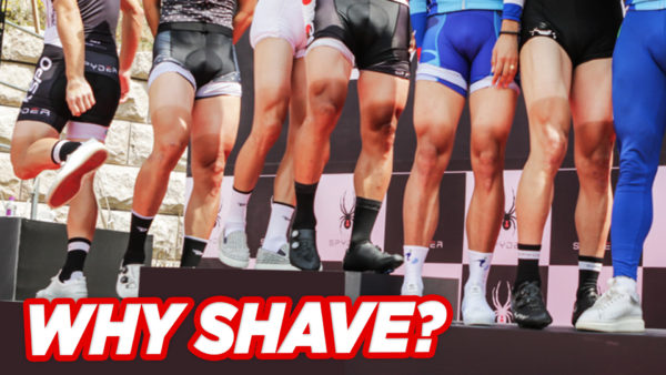 why do cyclists shave their legs
